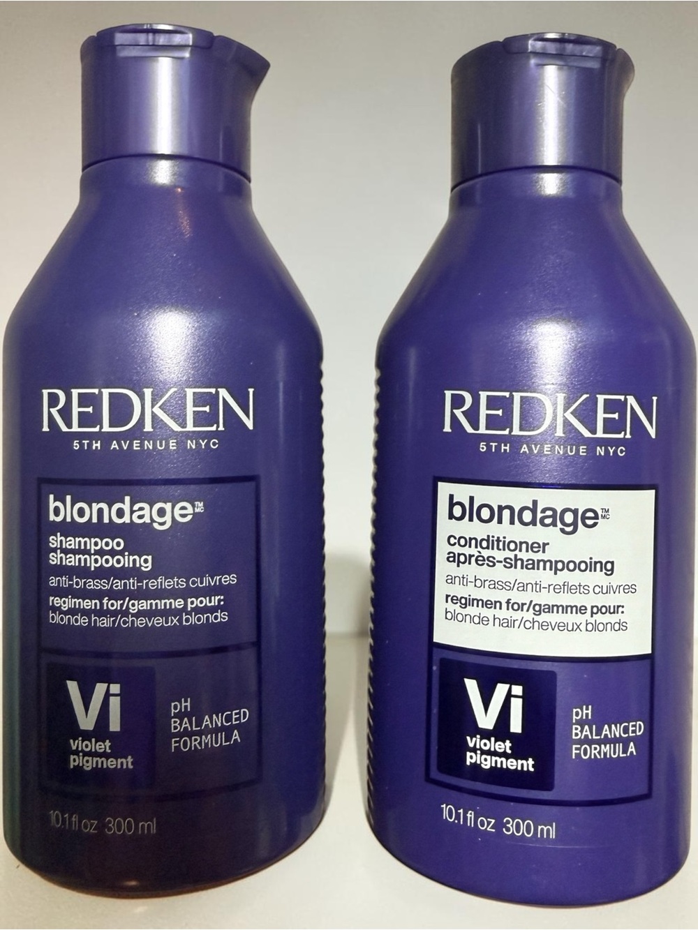Redken Blondage Purple Shampoo & Conditioner Set – 10.1 oz Each